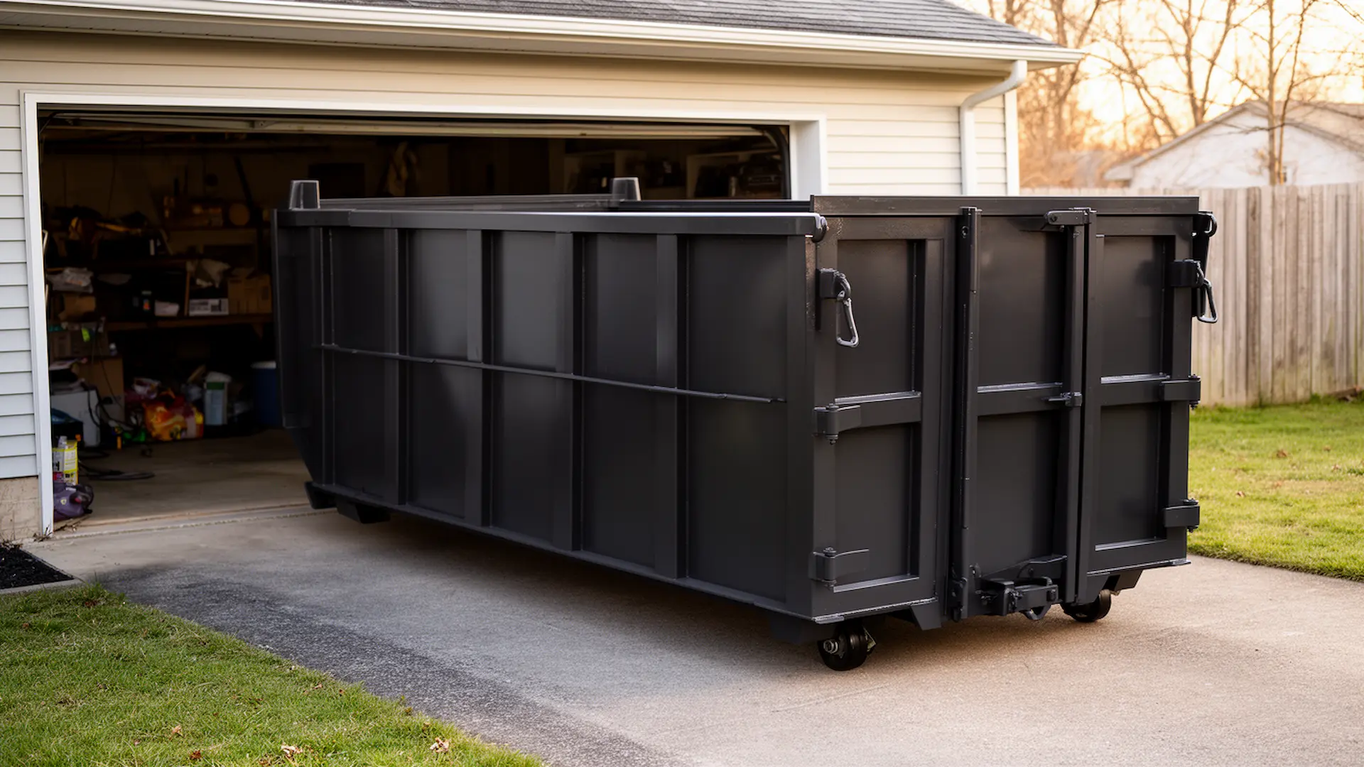 Roll-off dumpster from K & M Dumpster Rental in Carmichael, CA